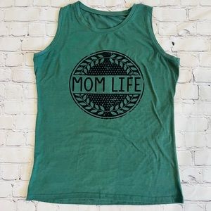 Mom Life Muscle Tank Size Small